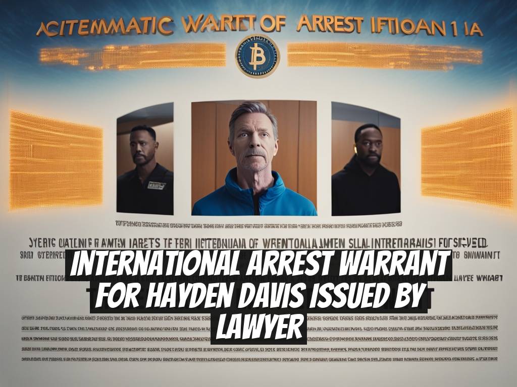 International Arrest Warrant for Hayden Davis Issued by Lawyer