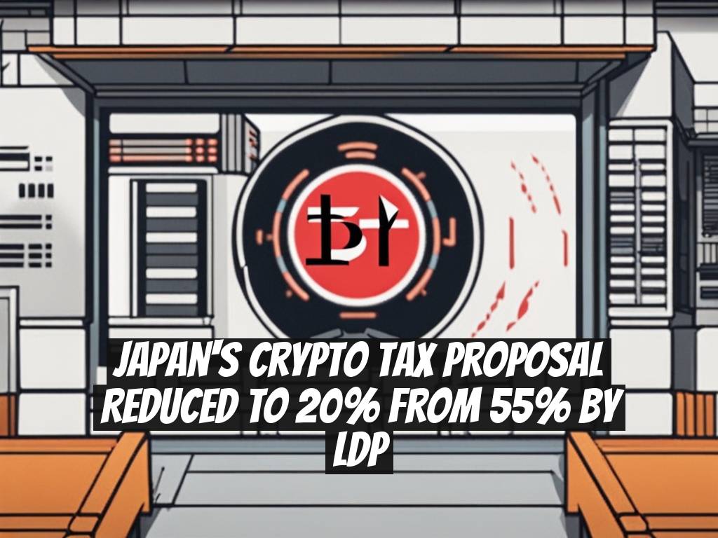 Japan's Crypto Tax Proposal Reduced to 20% from 55% by LDP