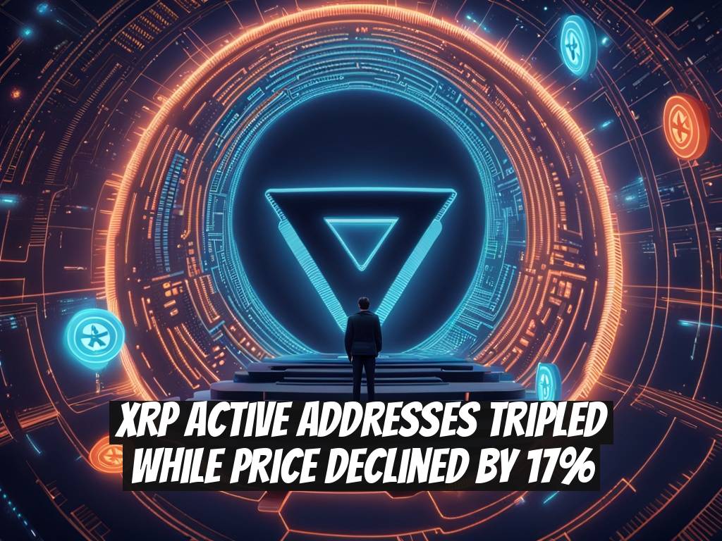 XRP Active Addresses Tripled While Price Declined by 17%