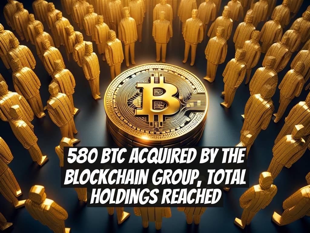 580 BTC Acquired by The Blockchain Group, Total Holdings Reached