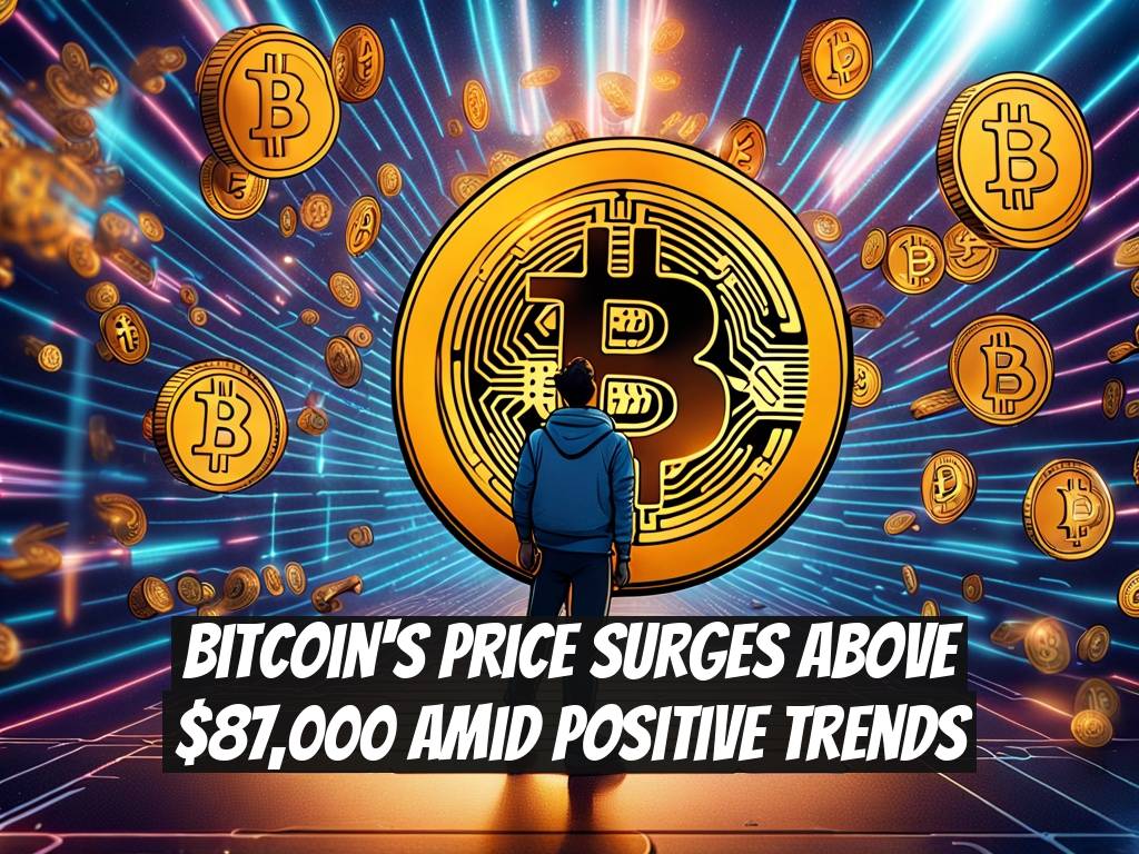 Bitcoin's Price Surges Above $87,000 Amid Positive Trends