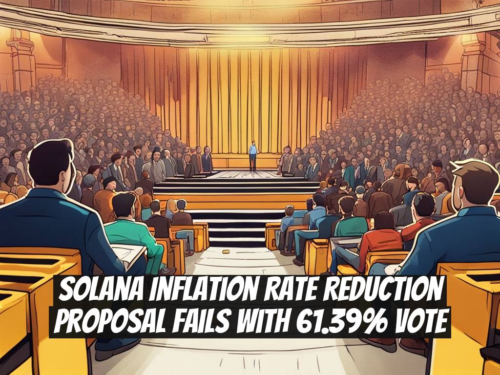 Solana Inflation Rate Reduction Proposal Fails with 61.39% Vote