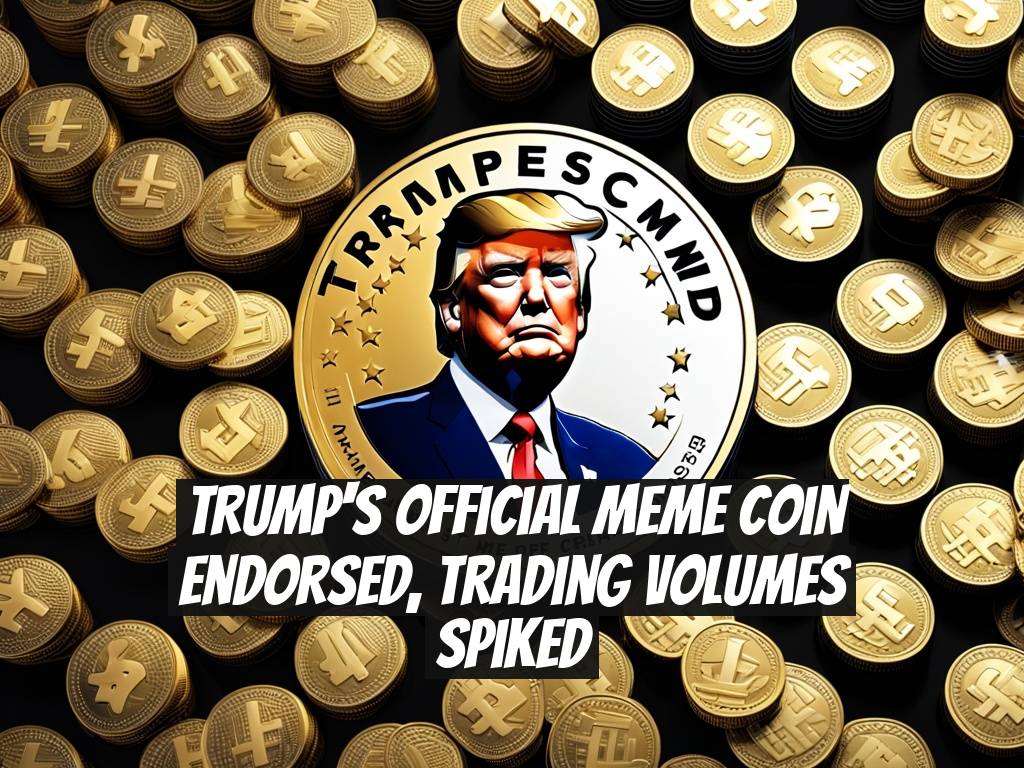 Trump's Official Meme Coin Endorsed, Trading Volumes Spiked