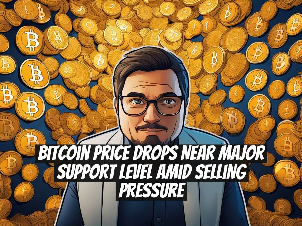 Bitcoin Price Drops Near Major Support Level Amid Selling Pressure