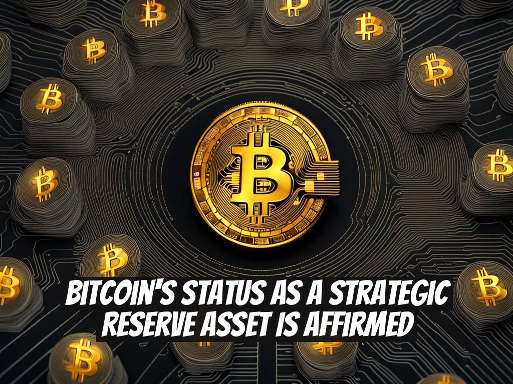 Bitcoin's Status as a Strategic Reserve Asset is Affirmed