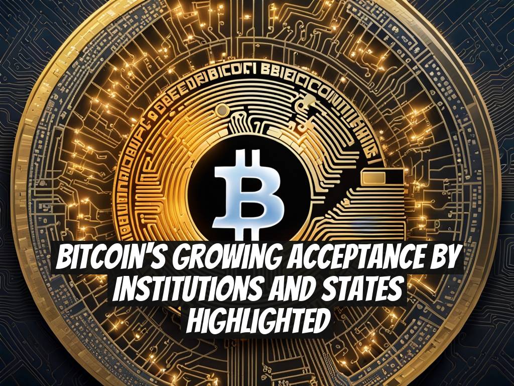 Bitcoin's Growing Acceptance by Institutions and States Highlighted