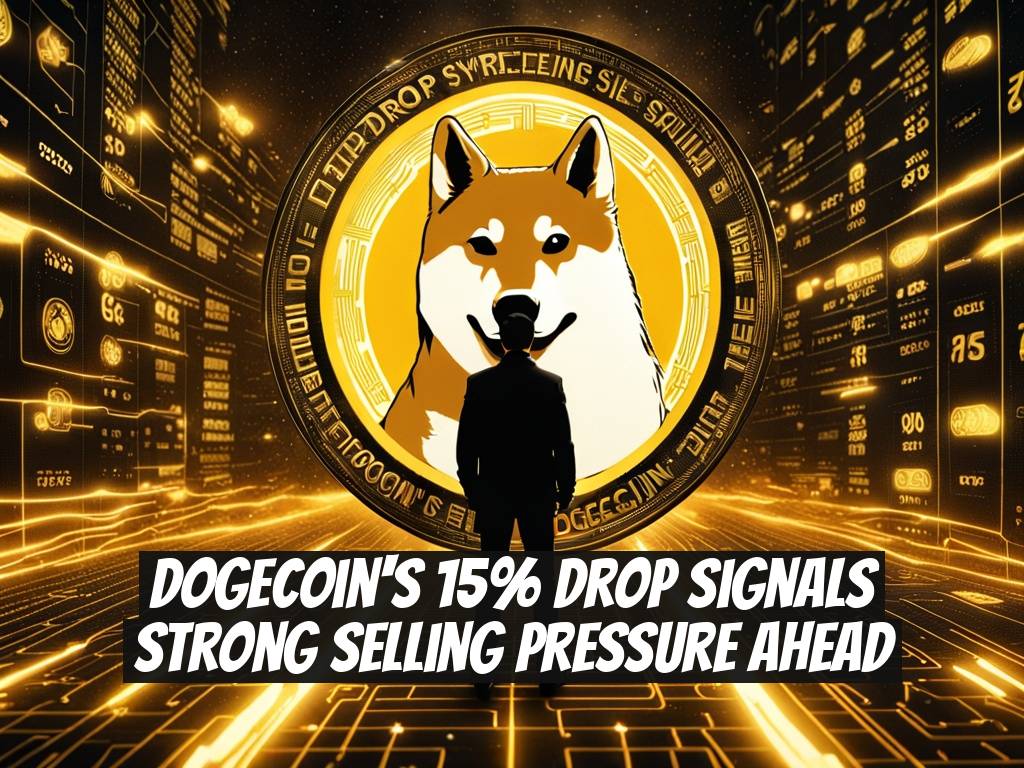 Dogecoin's 15% Drop Signals Strong Selling Pressure Ahead