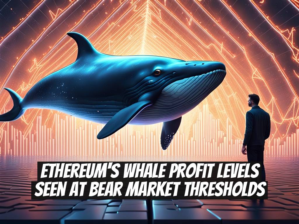 Ethereum's Whale Profit Levels Seen at Bear Market Thresholds