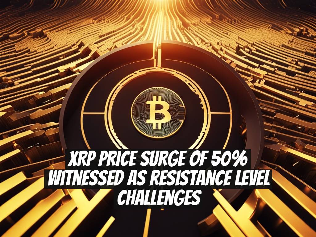 XRP Price Surge of 50% Witnessed as Resistance Level Challenges