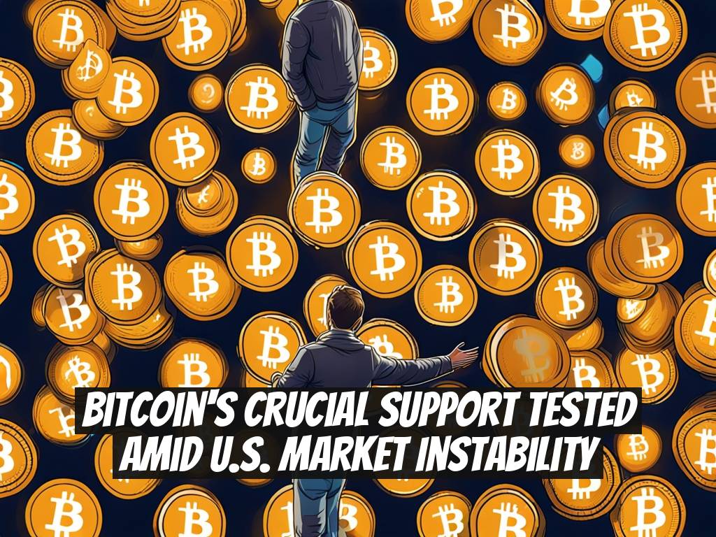 Bitcoin's Crucial Support Tested Amid U.S. Market Instability