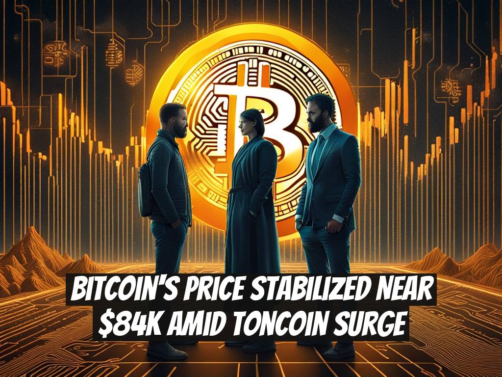 Bitcoin's Price Stabilized Near $84K Amid Toncoin Surge