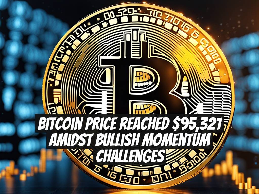 Bitcoin Price Reached $95,321 Amidst Bullish Momentum Challenges