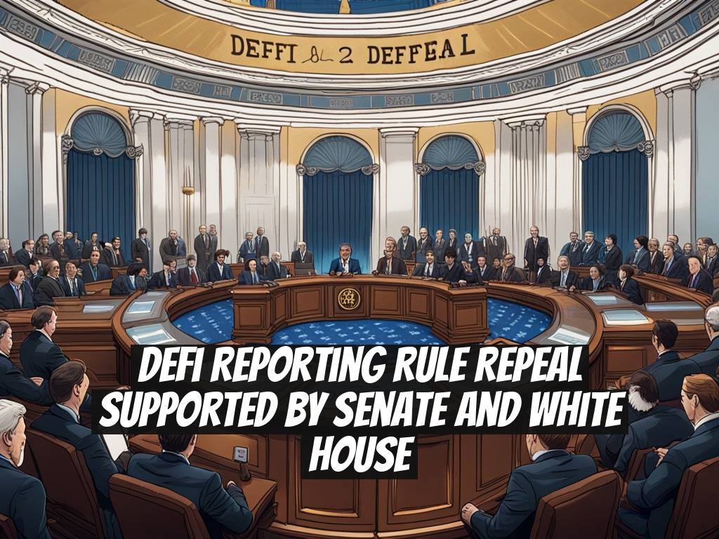 DeFi Reporting Rule Repeal Supported by Senate and White House