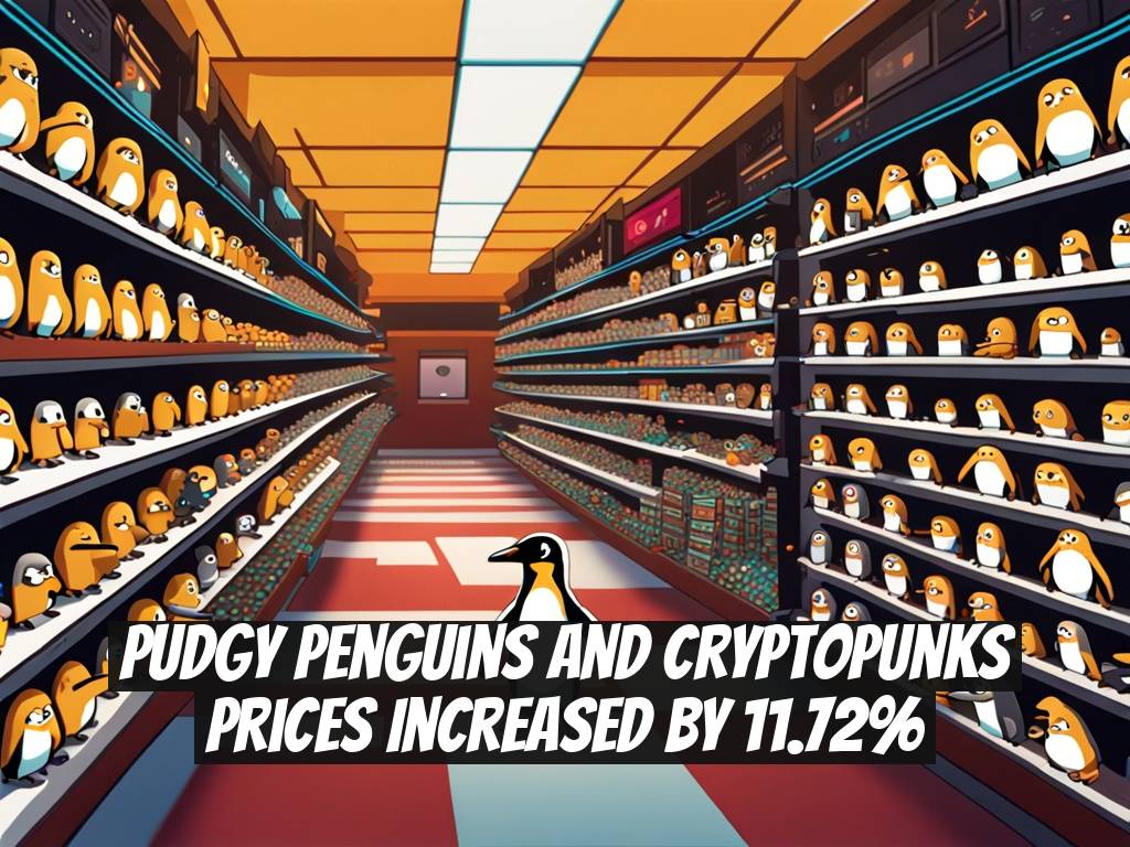 Pudgy Penguins and CryptoPunks Prices Increased by 11.72%