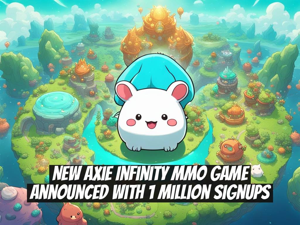 New Axie Infinity MMO Game Announced with 1 Million Signups