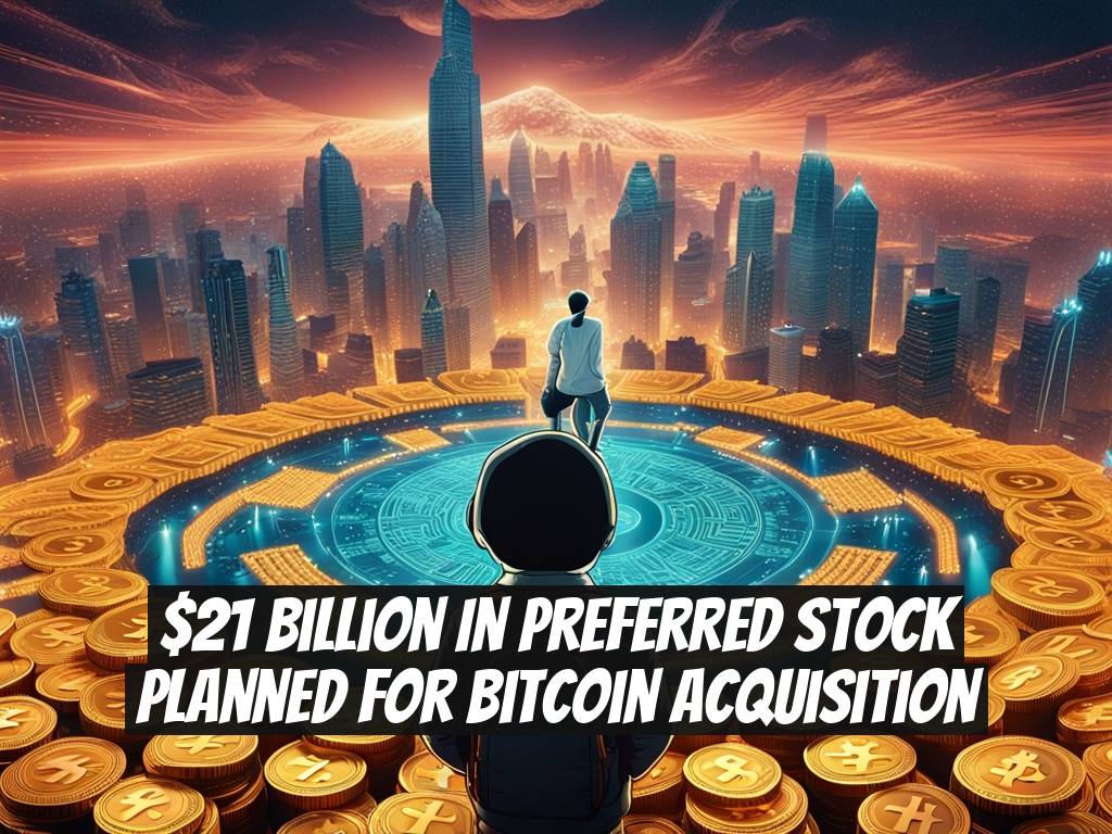 $21 Billion in Preferred Stock Planned for Bitcoin Acquisition