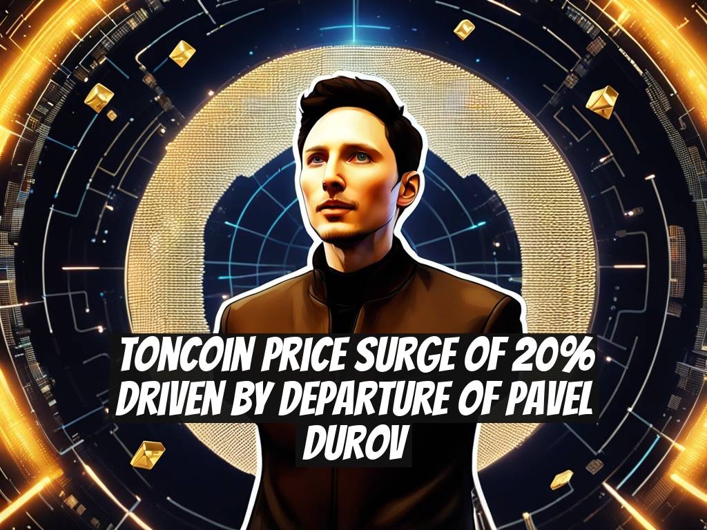 Toncoin Price Surge of 20% Driven by Departure of Pavel Durov