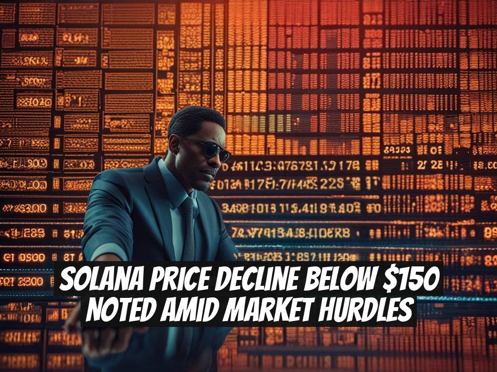 Solana Price Decline Below $150 Noted Amid Market Hurdles