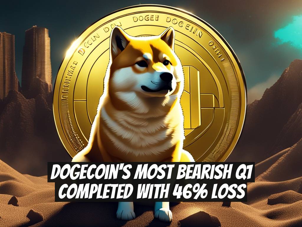 Dogecoin's Most Bearish Q1 Completed With 46% Loss
