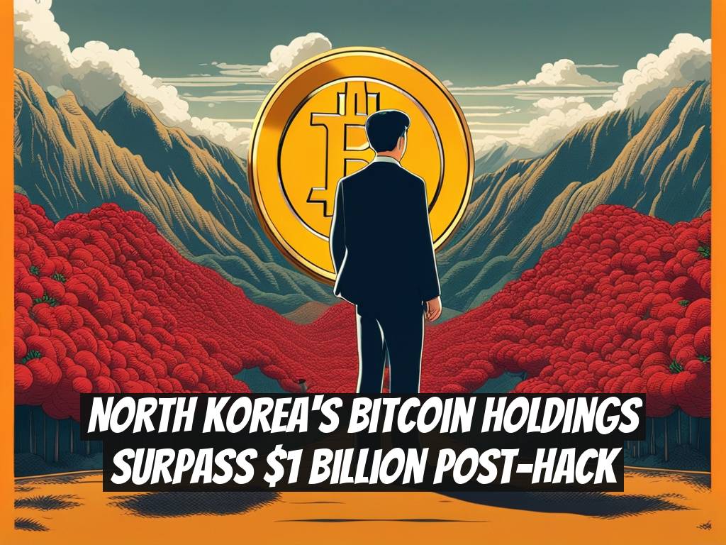 North Korea's Bitcoin Holdings Surpass $1 Billion Post-Hack