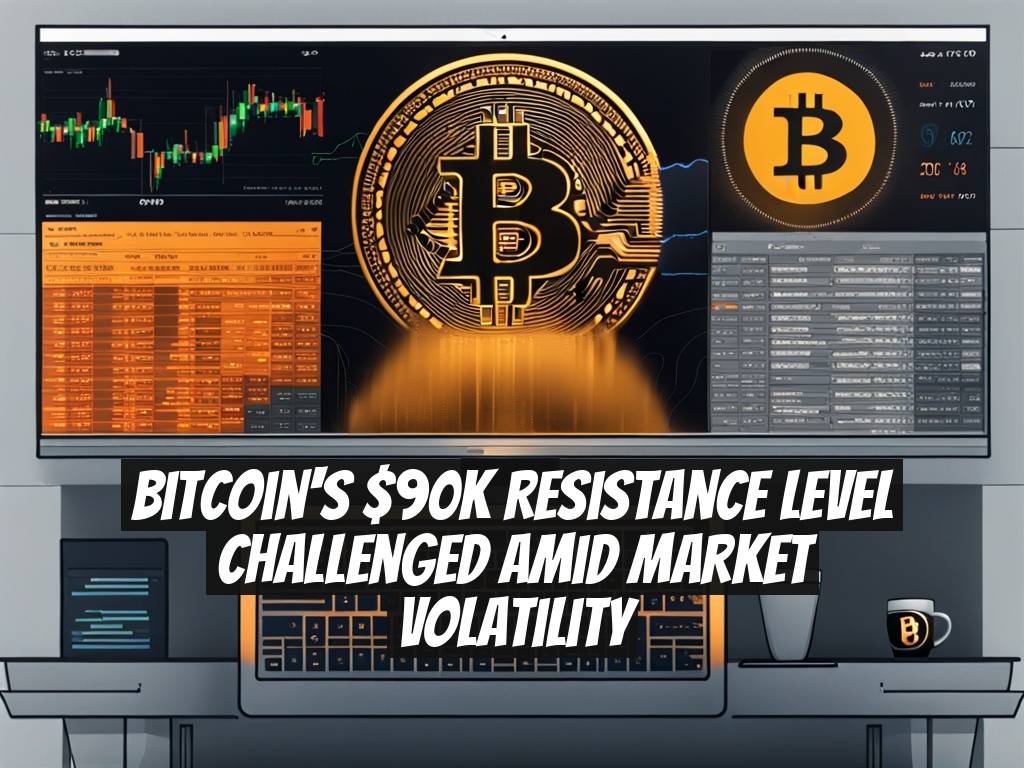 Bitcoin's $90K Resistance Level Challenged Amid Market Volatility