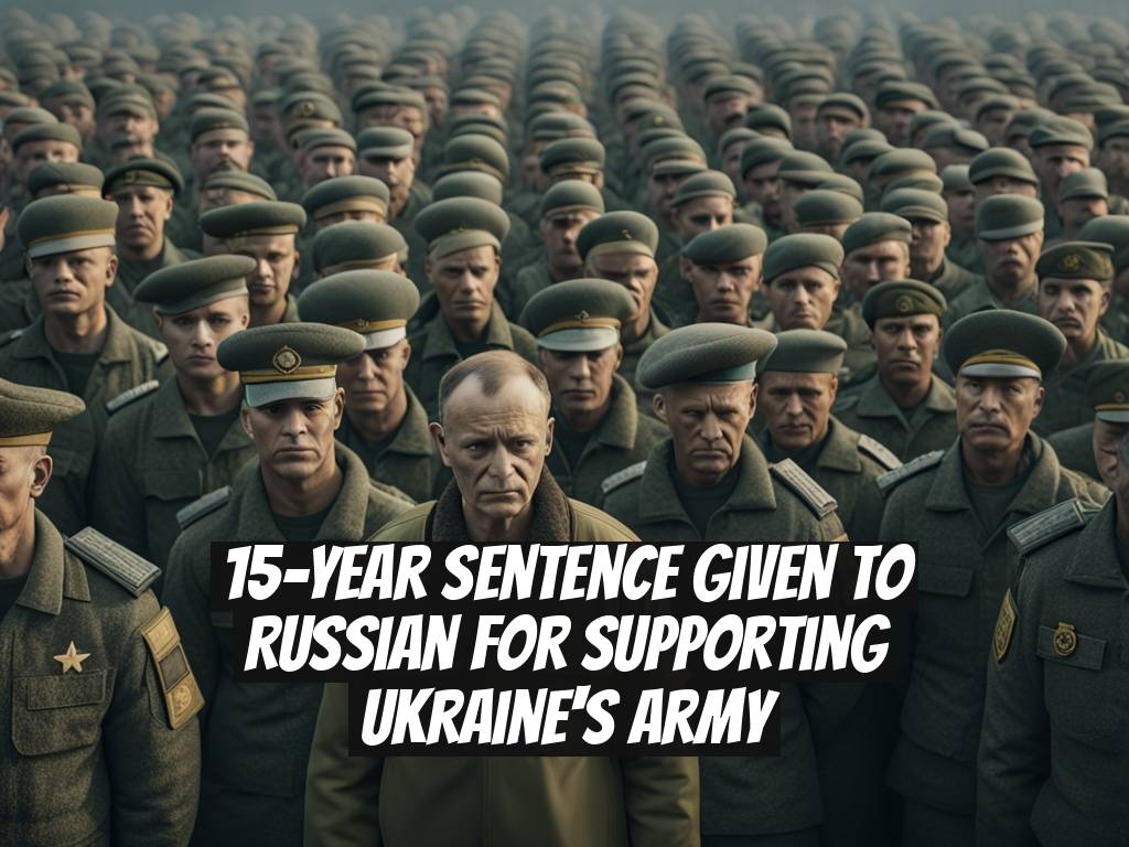 15-Year Sentence Given to Russian for Supporting Ukraine's Army