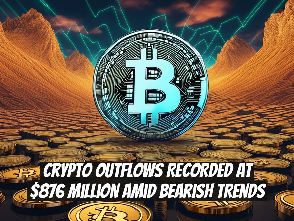 Crypto Outflows Recorded at $876 Million Amid Bearish Trends