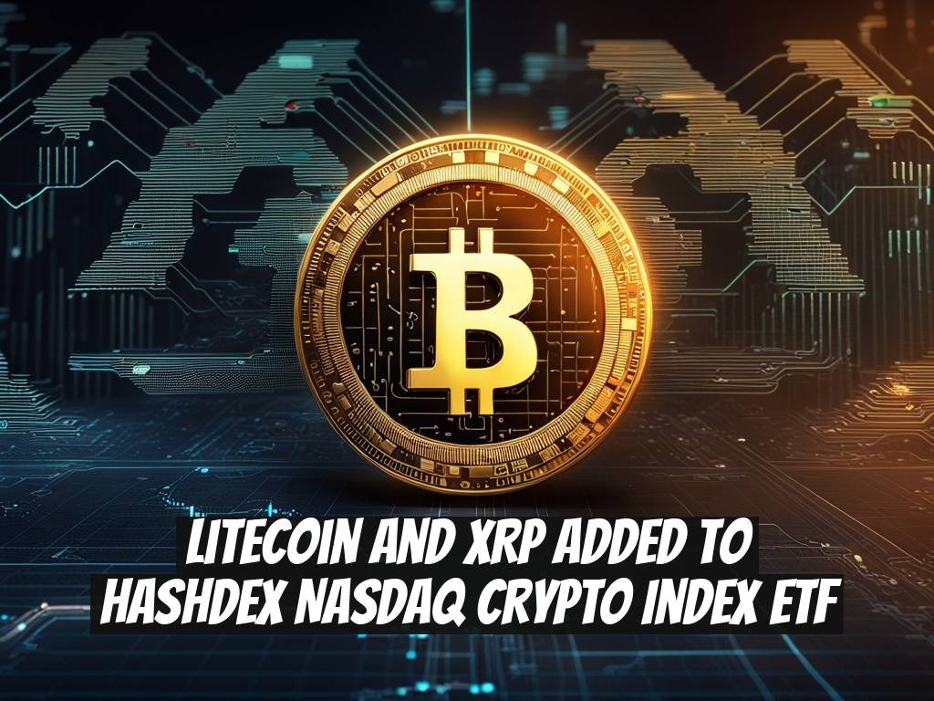 Litecoin and XRP Added to Hashdex Nasdaq Crypto Index ETF