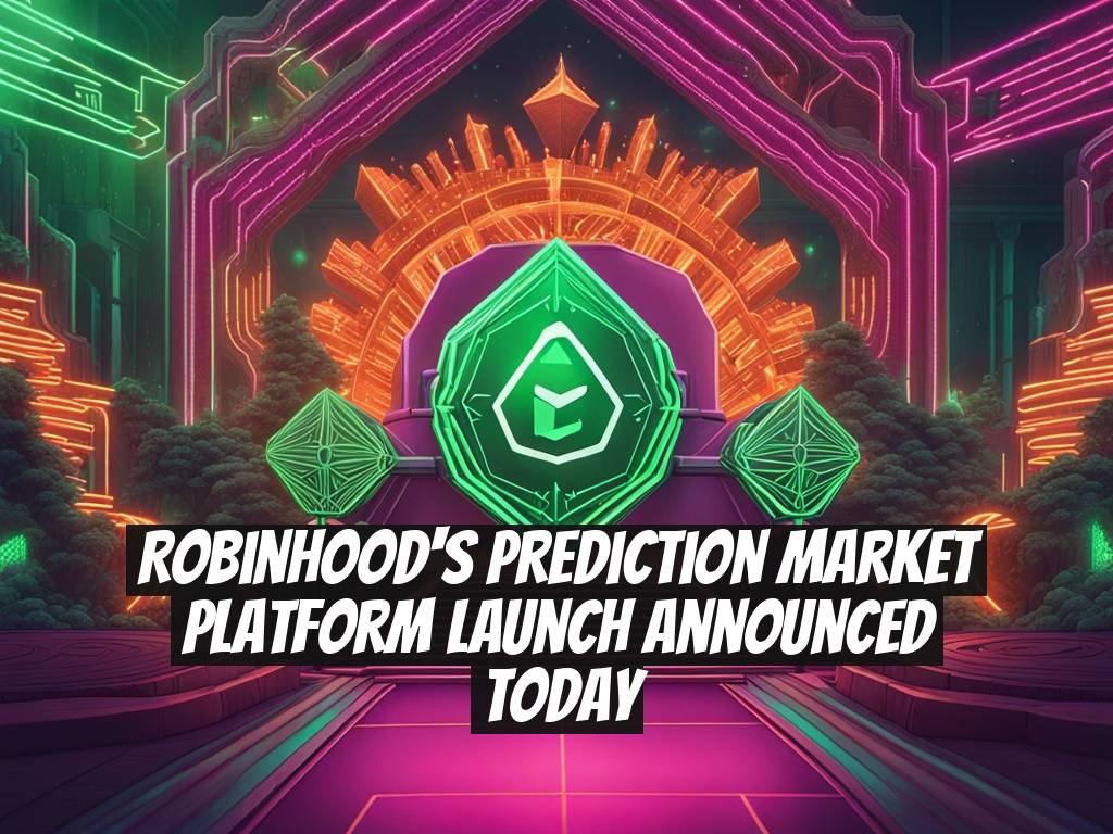 Robinhood's Prediction Market Platform Launch Announced Today