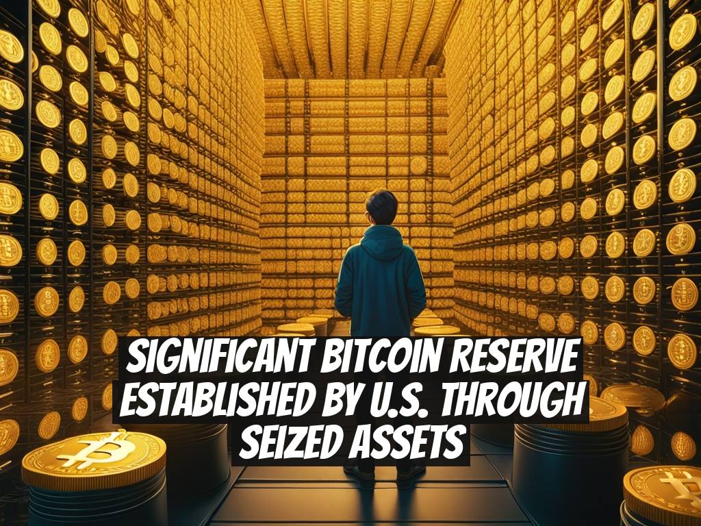 Significant Bitcoin Reserve Established by U.S. Through Seized Assets