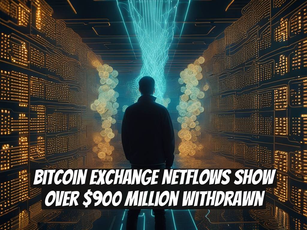 Bitcoin Exchange Netflows Show Over $900 Million Withdrawn