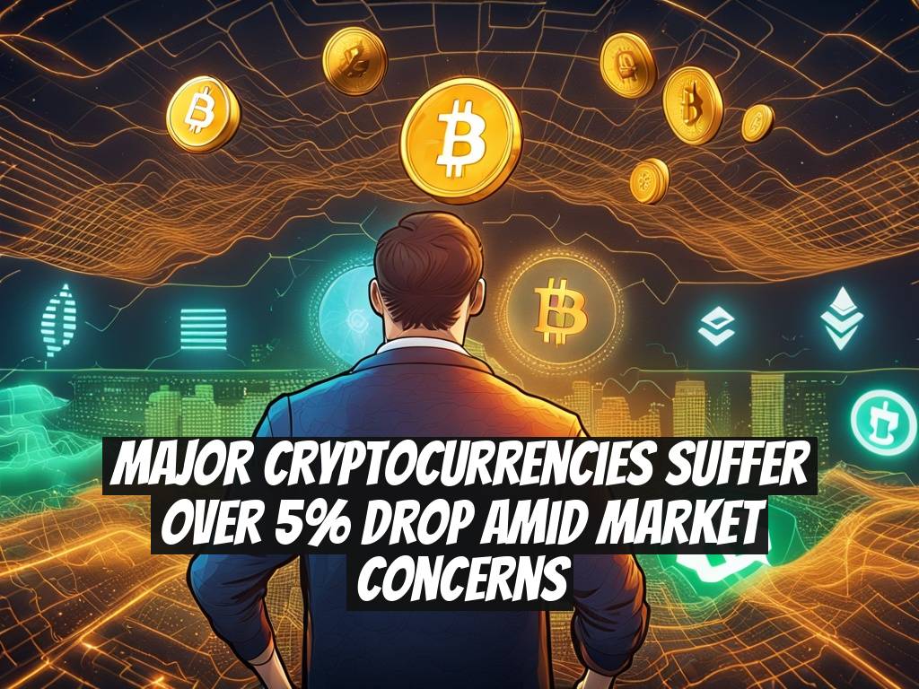 Major Cryptocurrencies Suffer Over 5% Drop Amid Market Concerns