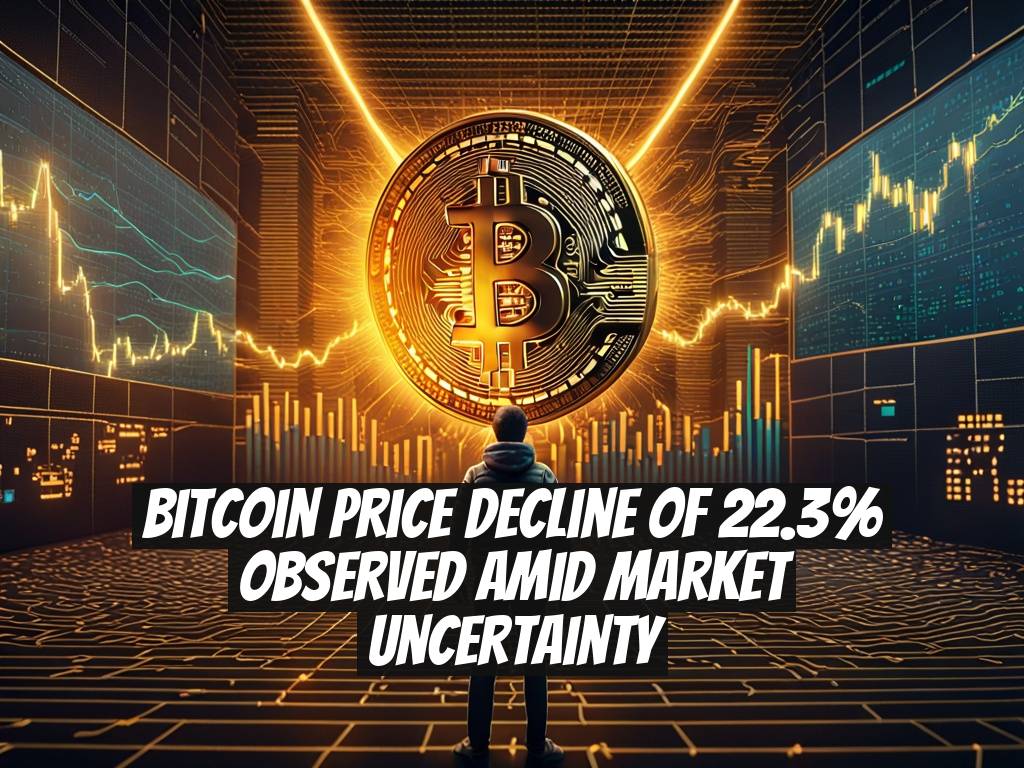 Bitcoin Price Decline of 22.3% Observed Amid Market Uncertainty