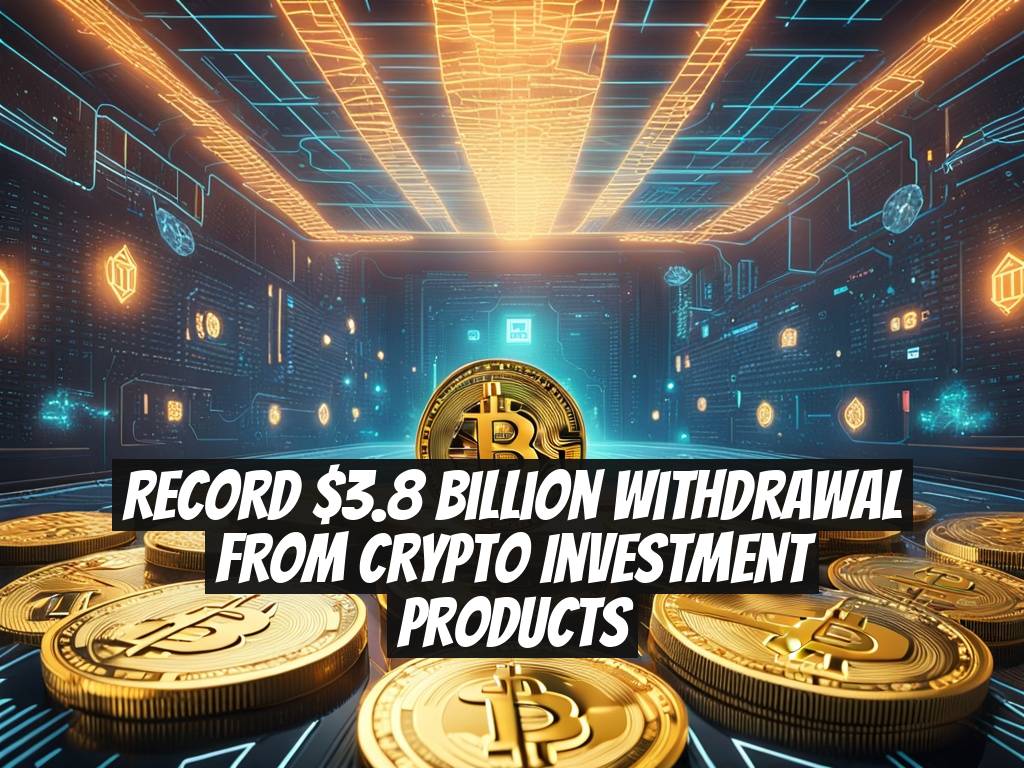Record $3.8 Billion Withdrawal from Crypto Investment Products