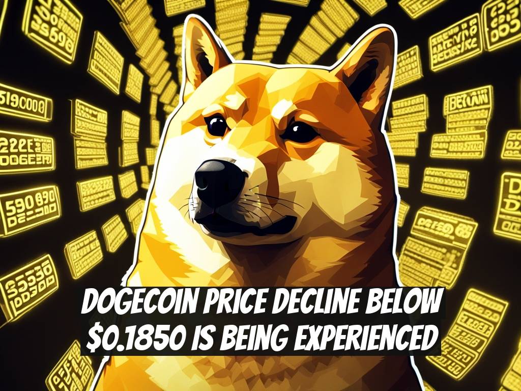 Dogecoin Price Decline Below $0.1850 Is Being Experienced