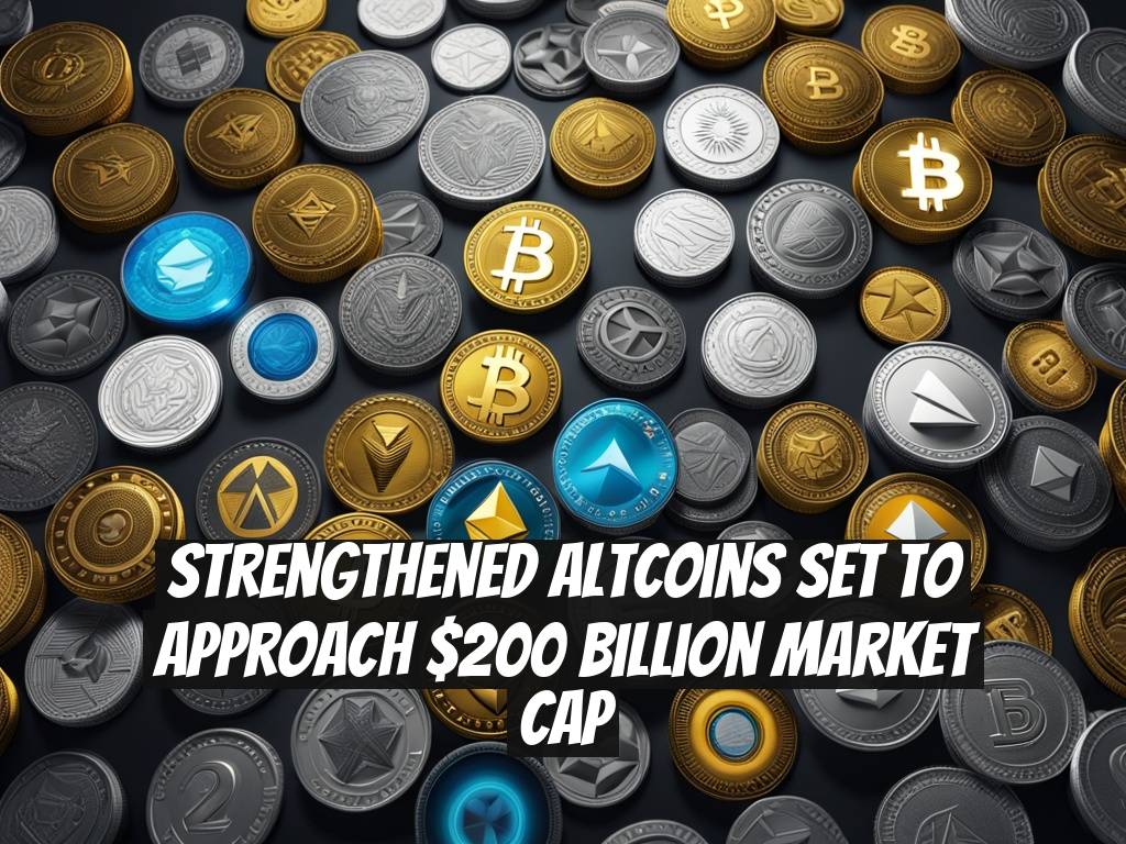 Strengthened Altcoins Set to Approach $200 Billion Market Cap
