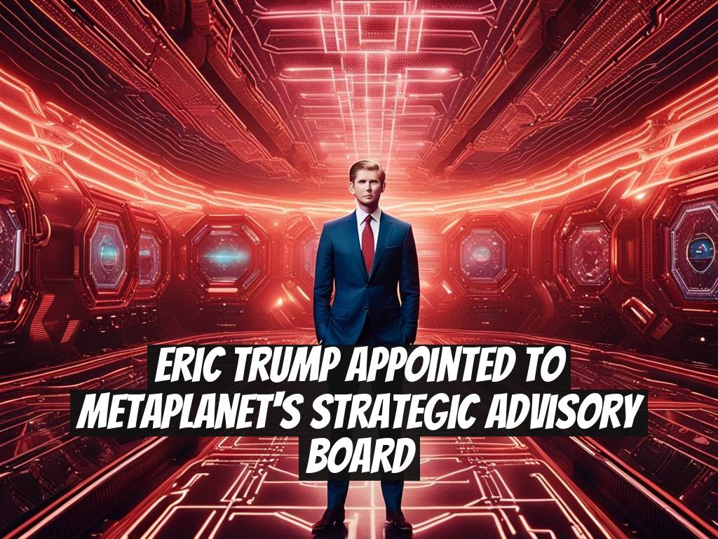 Eric Trump Appointed to Metaplanet's Strategic Advisory Board