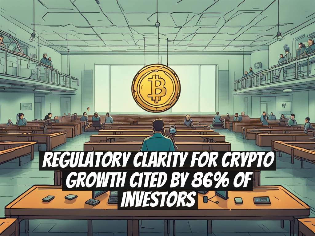 Regulatory Clarity for Crypto Growth Cited by 86% of Investors