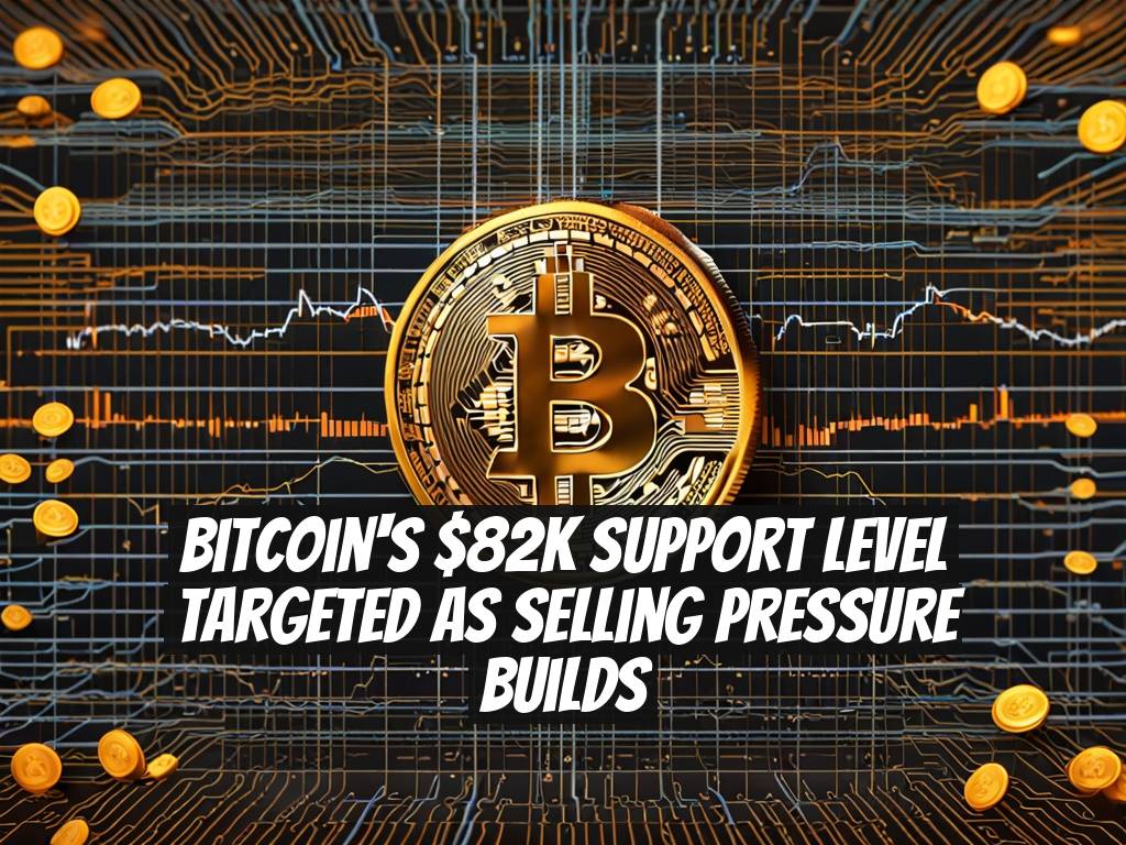 Bitcoin's $82K Support Level Targeted as Selling Pressure Builds