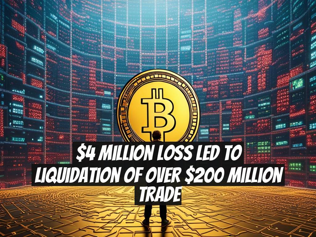 $4 Million Loss Led to Liquidation of Over $200 Million Trade