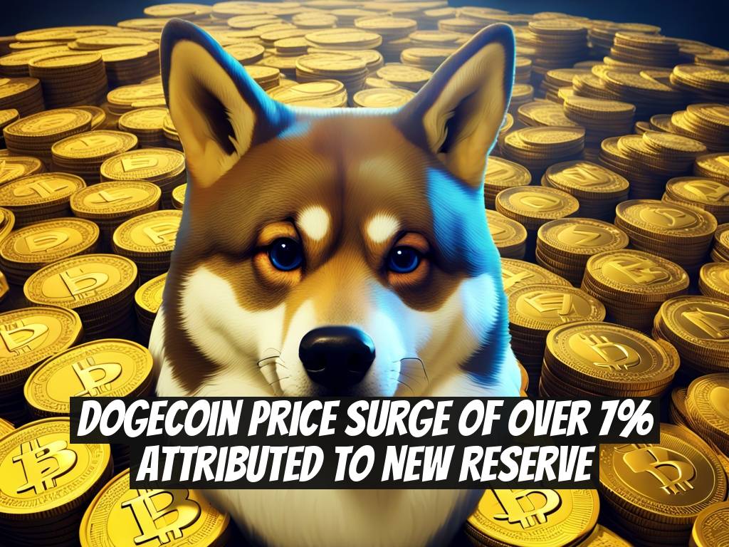Dogecoin Price Surge of Over 7% Attributed to New Reserve
