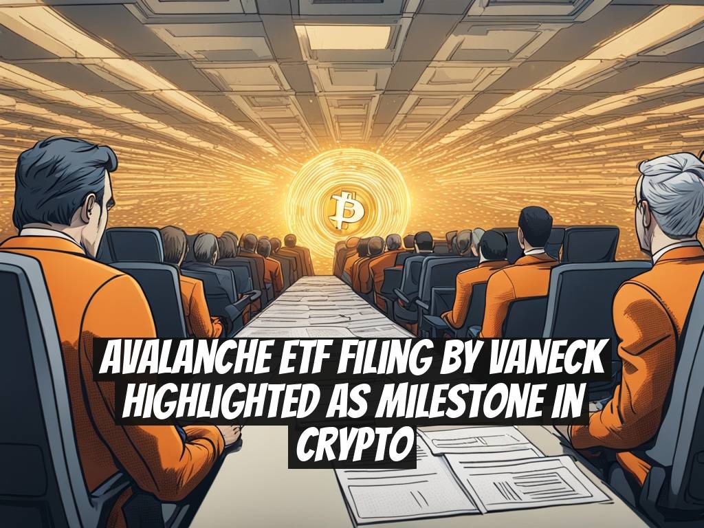Avalanche ETF Filing by VanEck Highlighted as Milestone in Crypto