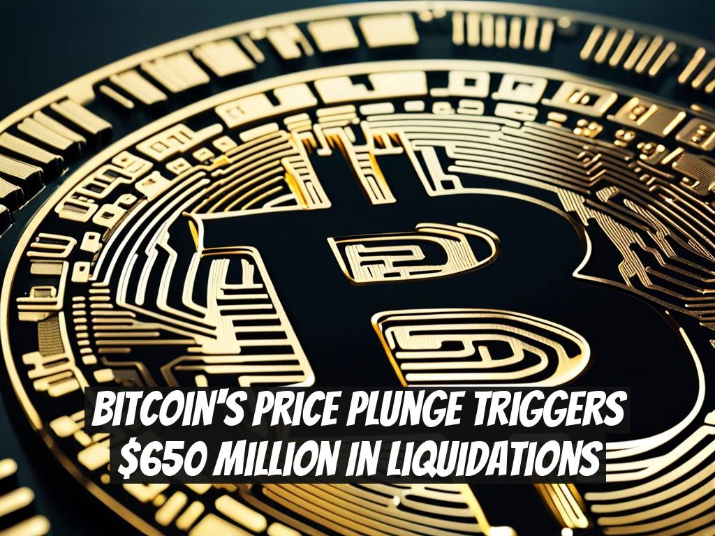 Bitcoin's Price Plunge Triggers $650 Million in Liquidations
