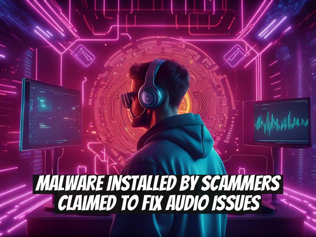 Malware Installed by Scammers Claimed to Fix Audio Issues