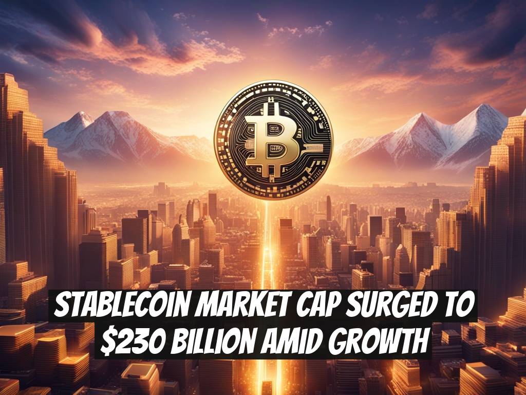 Stablecoin Market Cap Surged to $230 Billion Amid Growth