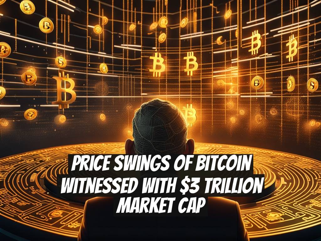 Price Swings of Bitcoin Witnessed with $3 Trillion Market Cap