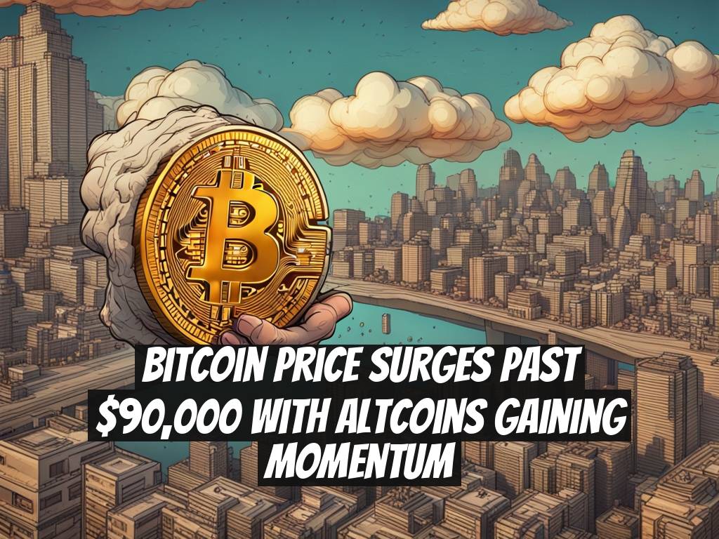 Bitcoin Price Surges Past $90,000 with Altcoins Gaining Momentum