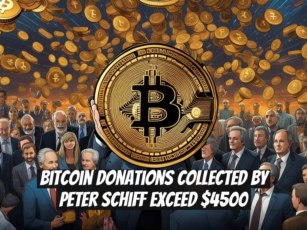Bitcoin Donations Collected by Peter Schiff Exceed $4500