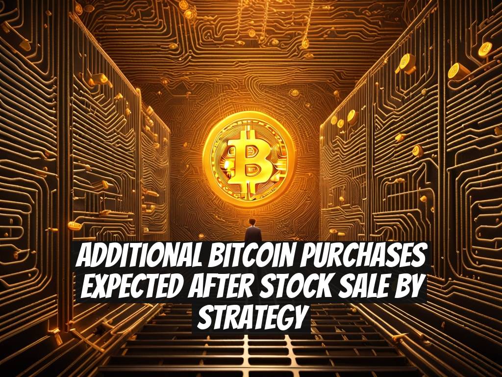 Additional Bitcoin Purchases Expected After Stock Sale by Strategy