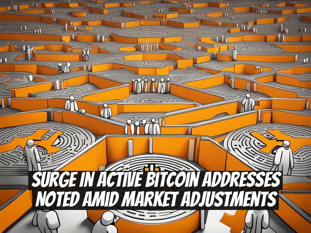Surge in Active Bitcoin Addresses Noted Amid Market Adjustments